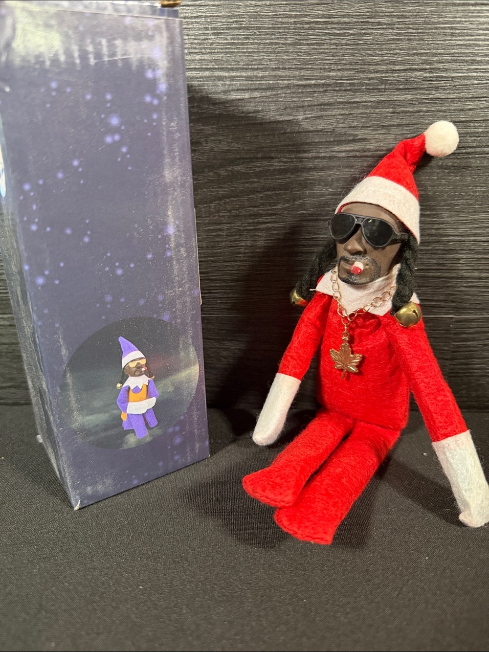 Snoop on a Stoop Christmas Elf Doll Collectible New with Box